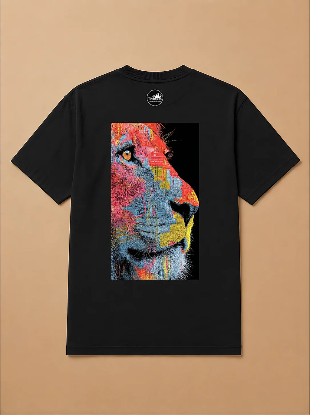 Camisa Oversized Street Art - Leão