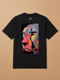 Camisa Oversized Street Art - Leopardo