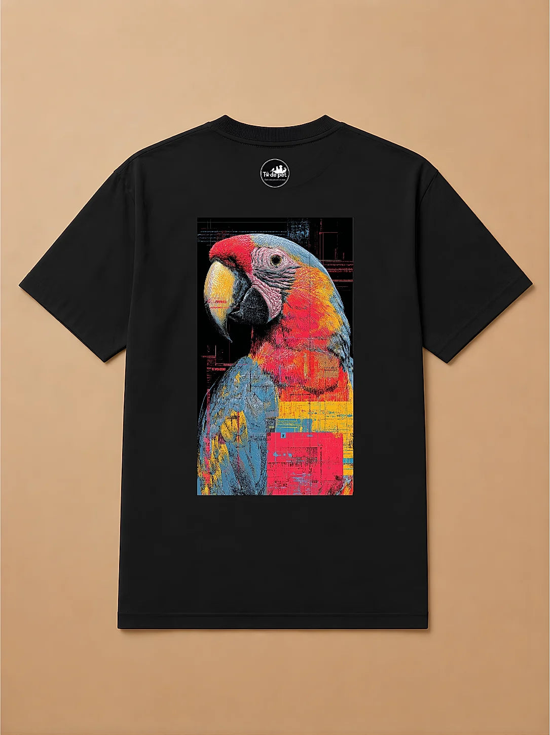 Camisa Oversized Street Art - Papagaio