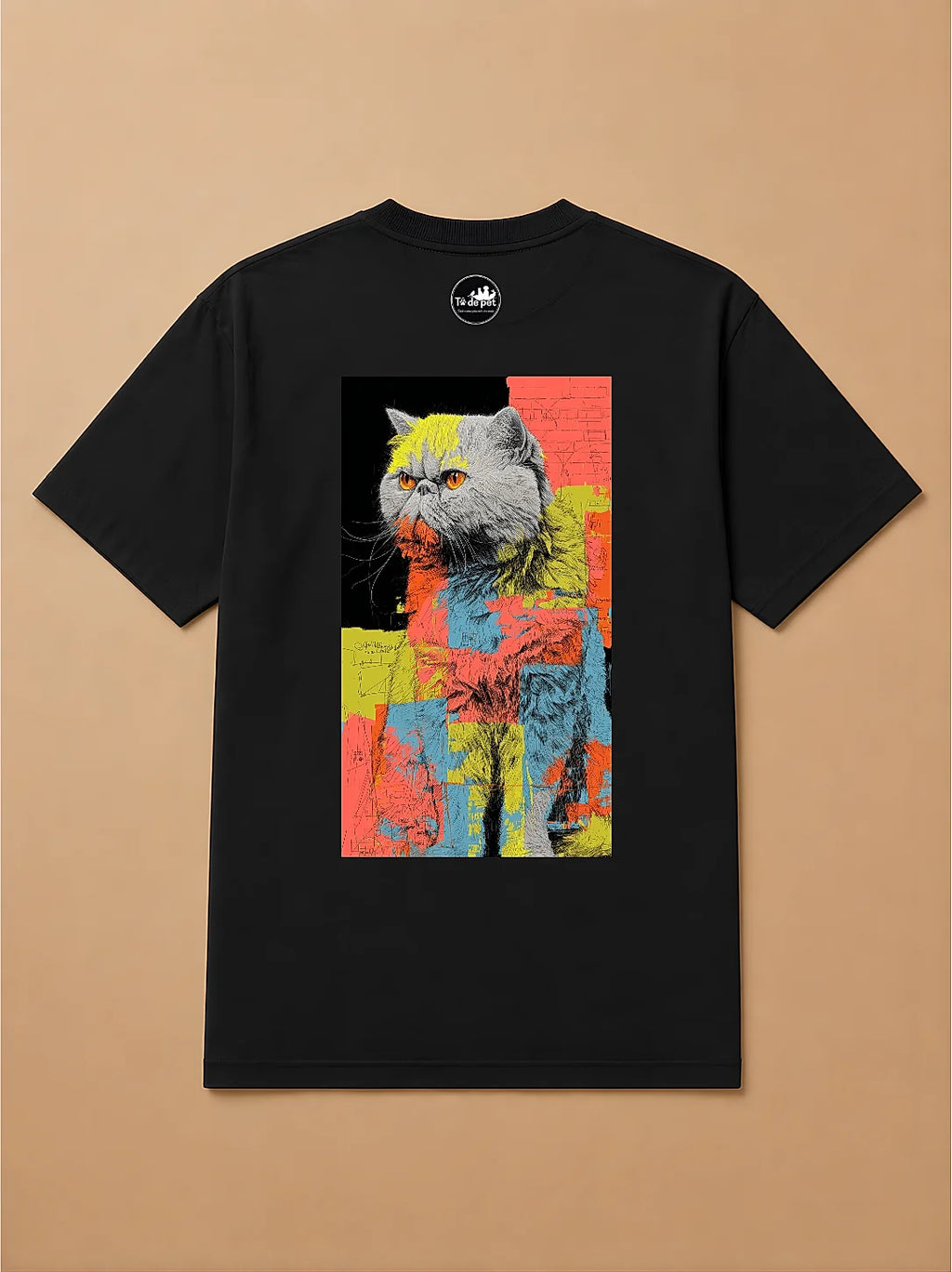 Camisa Oversized Street Art - Persa