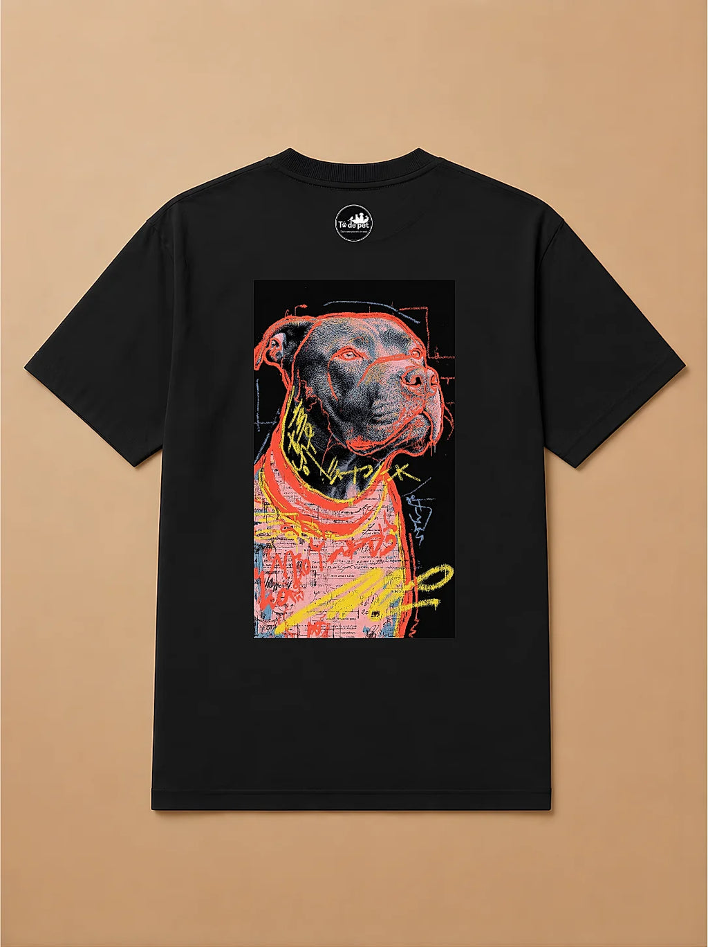 Camisa Oversized Street Art - Pitbull