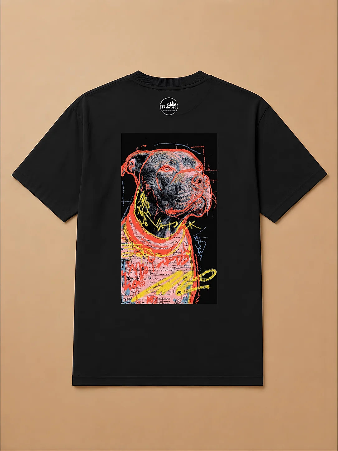 Camisa Oversized Street Art - Pitbull