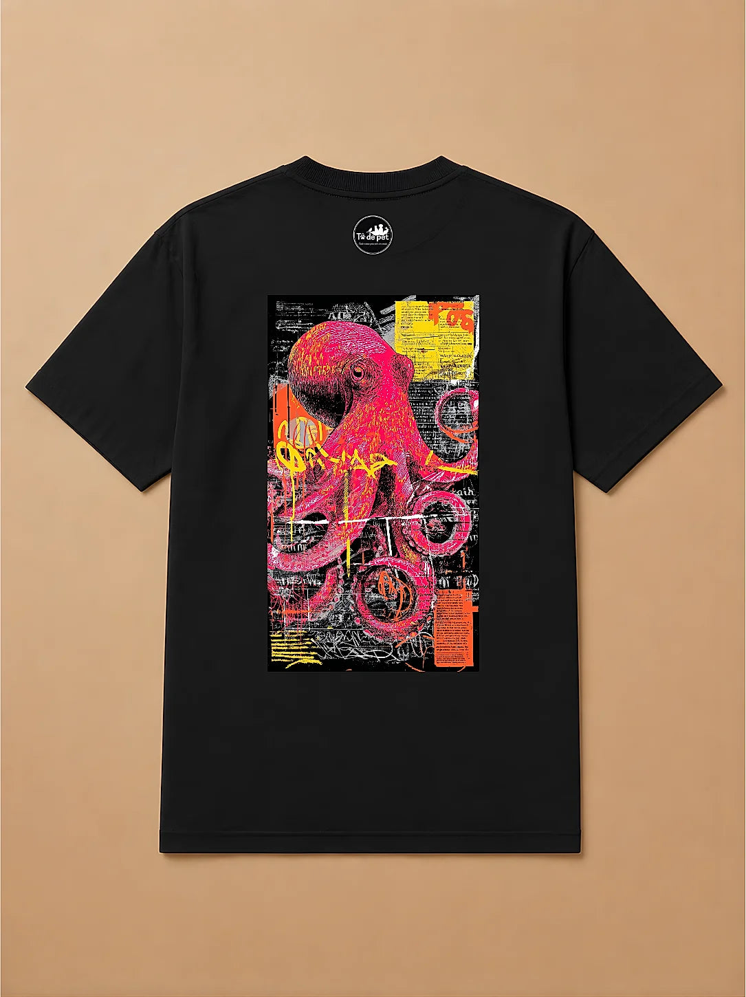 Camisa Oversized Street Art - Polvo