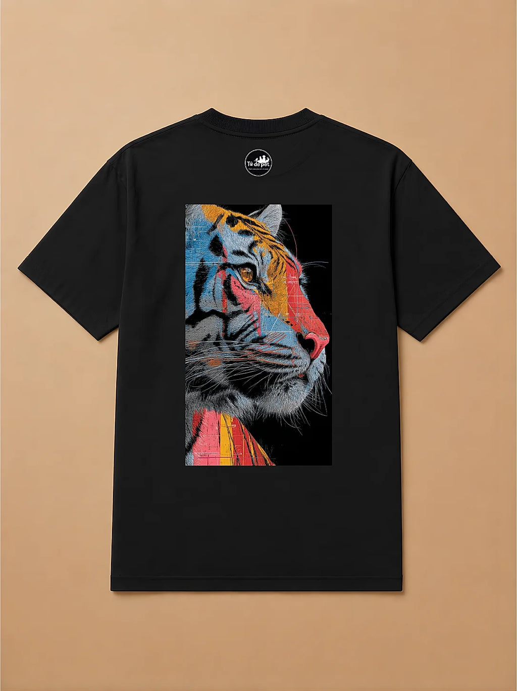 Camisa Oversized Street Art - Tigre