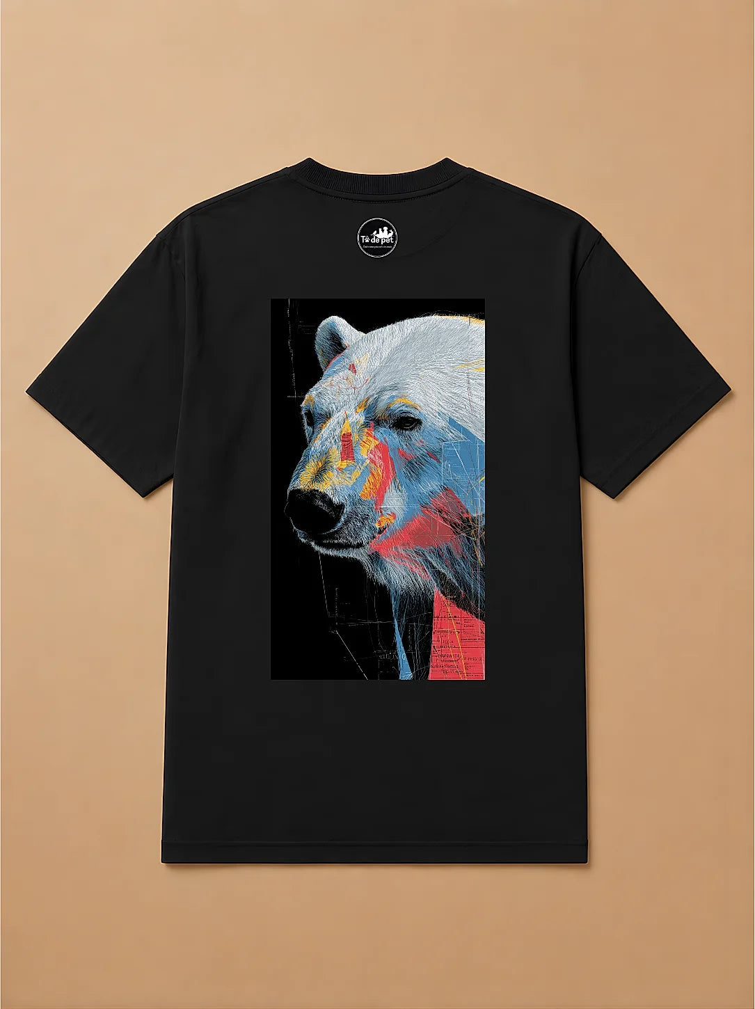 Camisa Oversized Street Art - Urso Polar