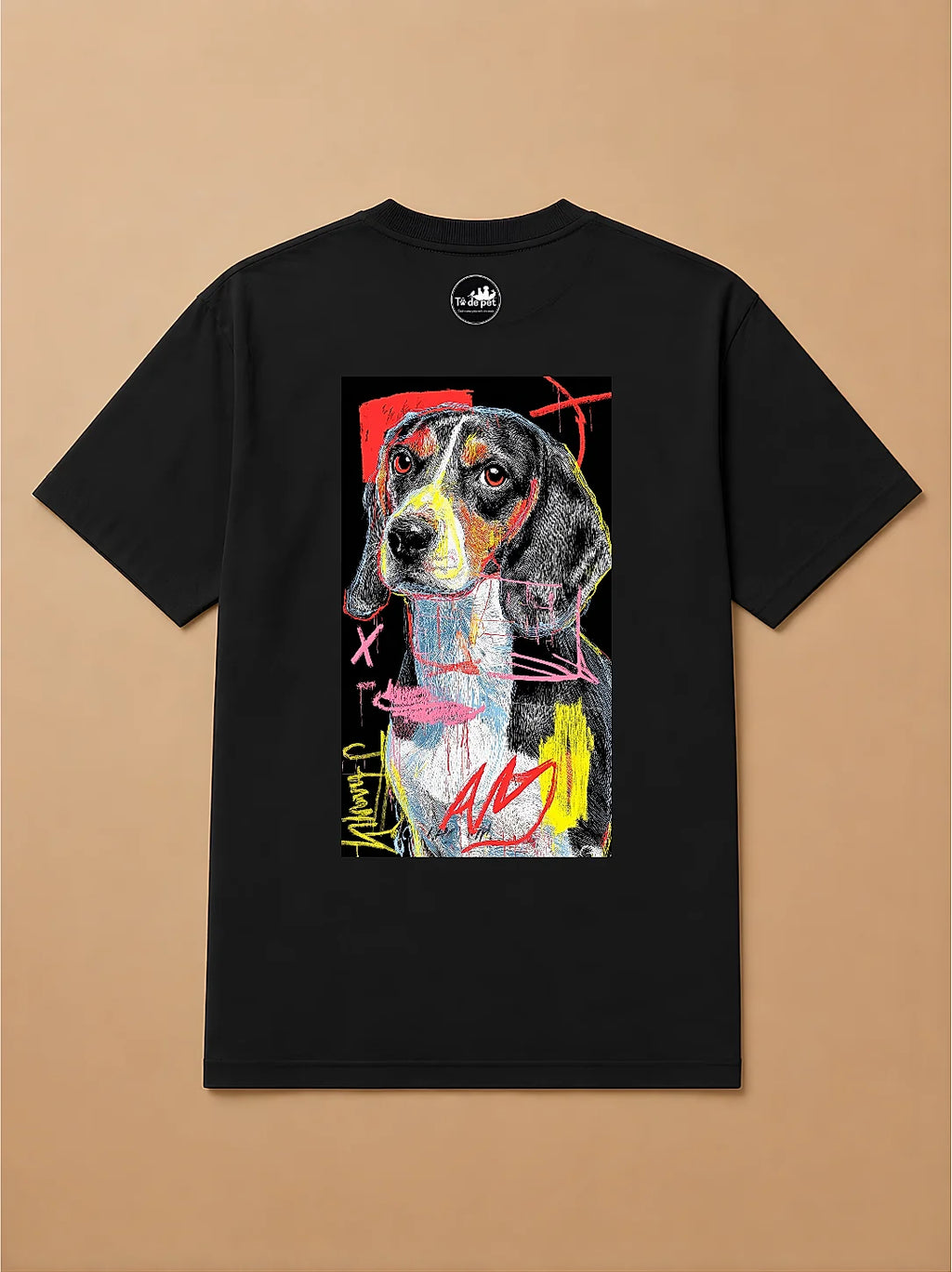 Camisa Oversized Street Art - Beagle