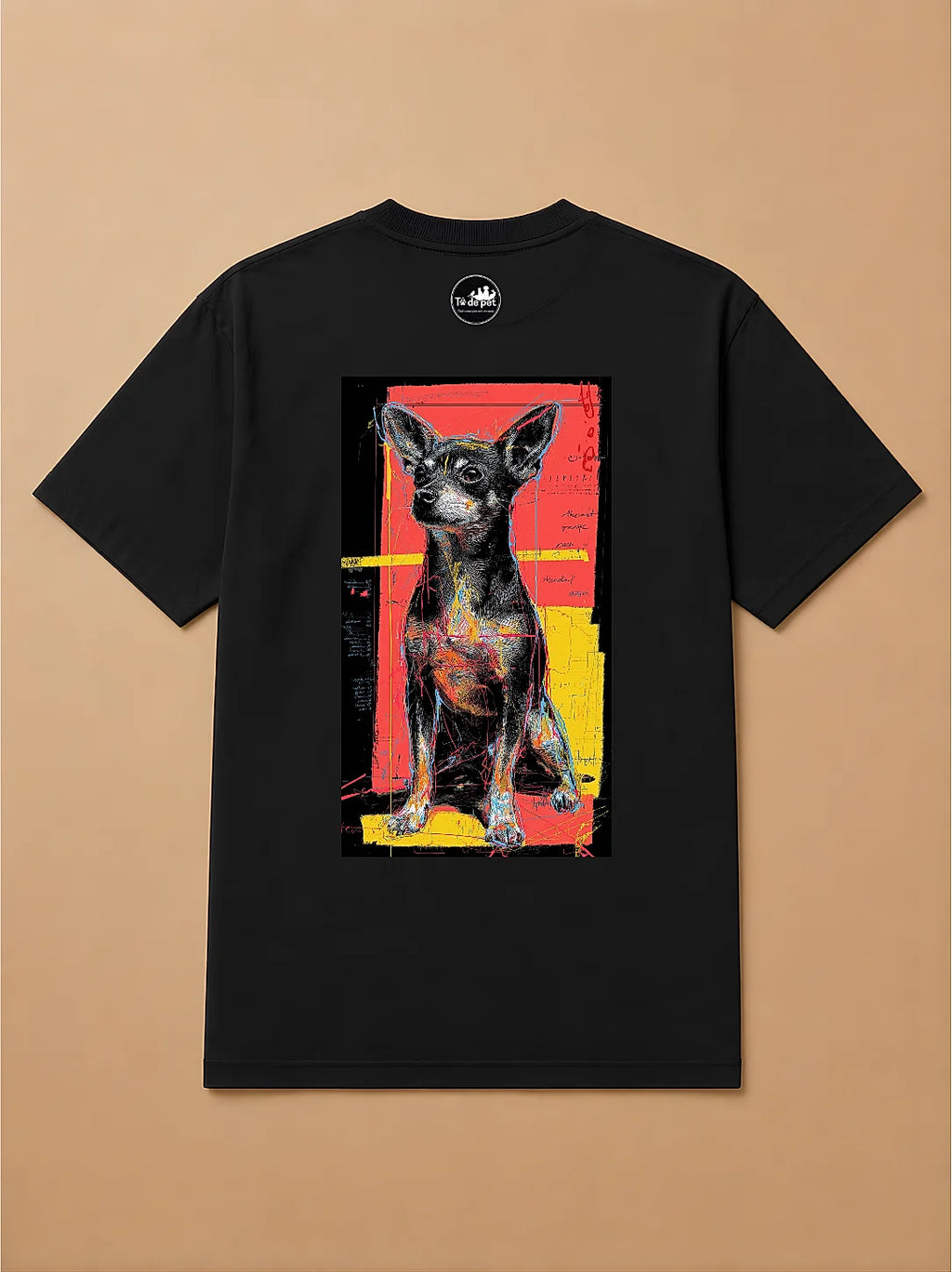 Camisa Oversized Street Art - Chihuahua