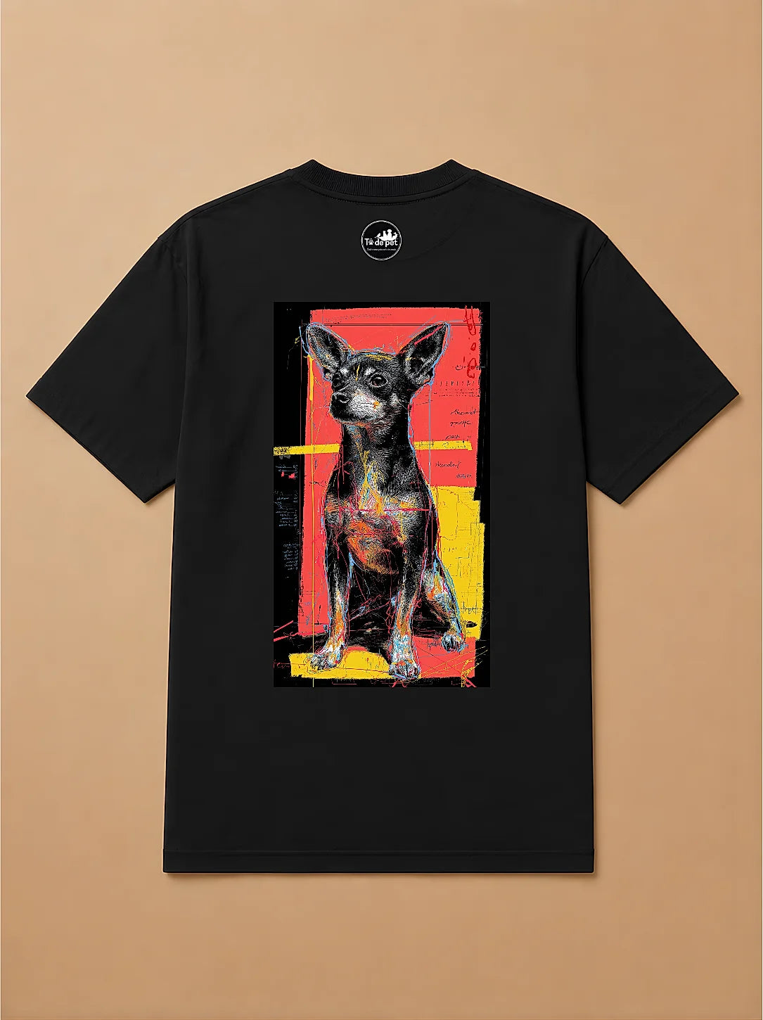 Camisa Oversized Street Art - Chihuahua
