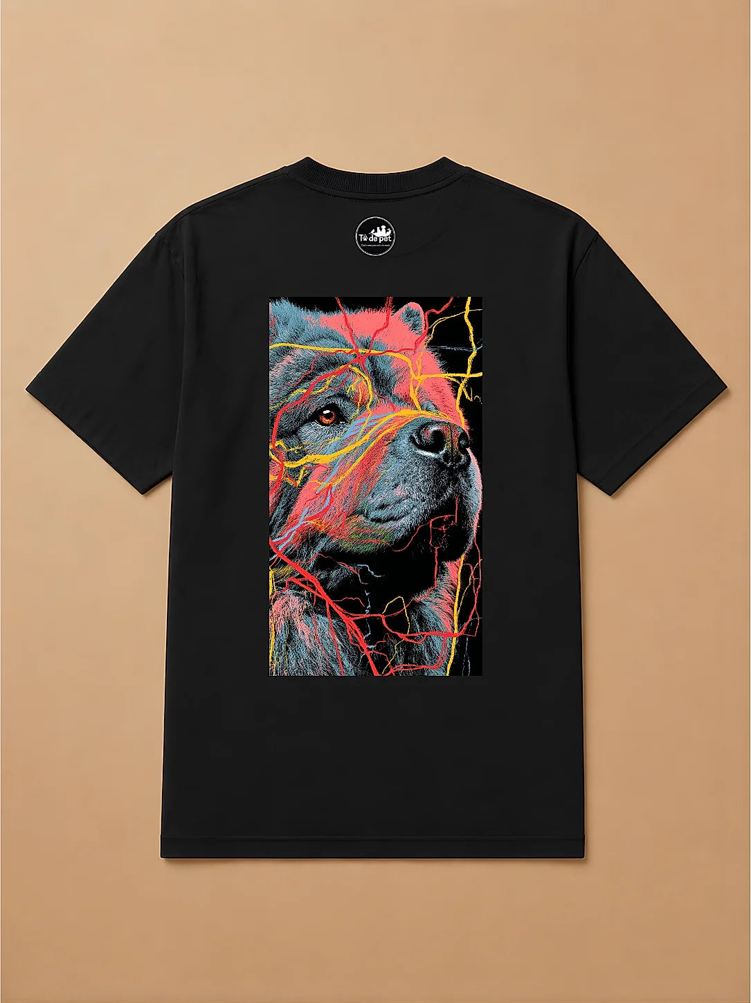 Camisa Oversized Street Art - Chow Chow