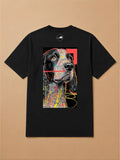 Camisa Oversized Street Art - Cocker Spaniel