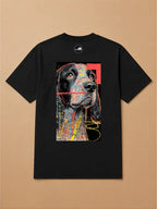 Camisa Oversized Street Art - Cocker Spaniel