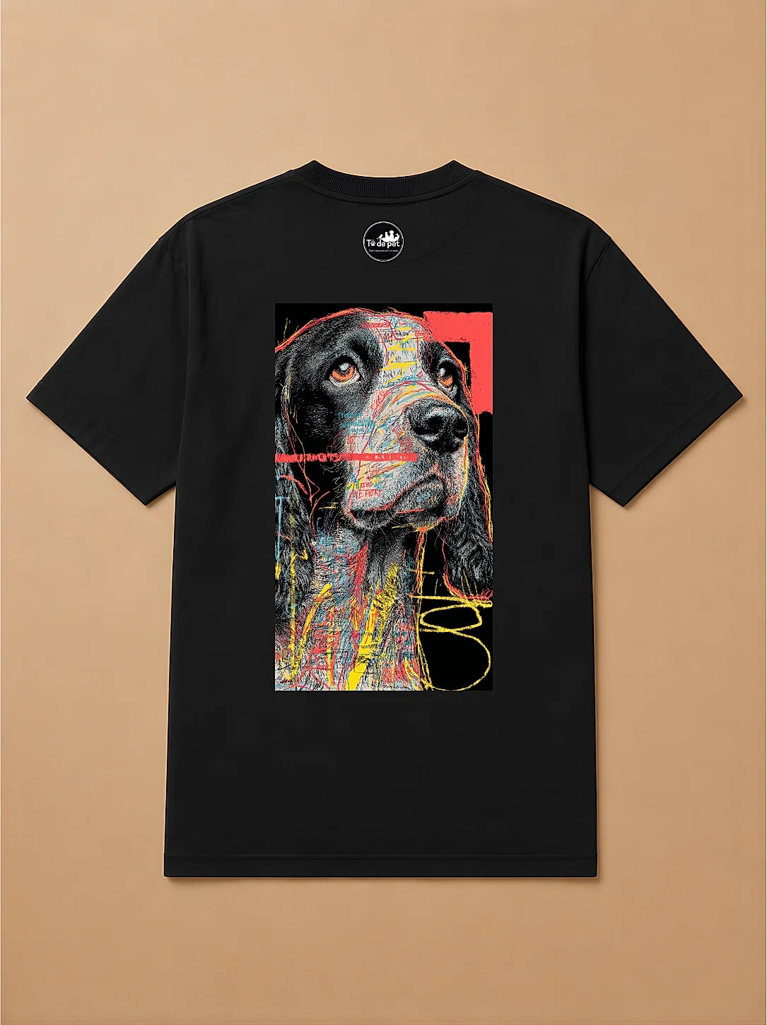 Camisa Oversized Street Art - Cocker Spaniel