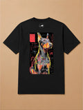 Camisa Oversized Street Art - Dobermann