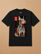 Camisa Oversized Street Art - Dobermann