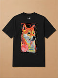 Camisa Oversized Street Art - Shiba Inu