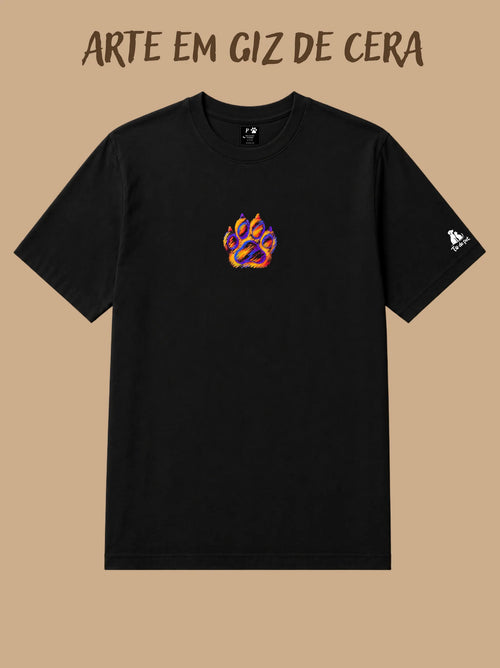 Verso — Camisa Oversized Personalizada - Arte em Giz de Cera