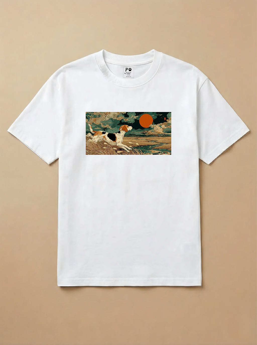 Camisa Ukiyo-e Art - Beagle