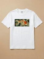 Camisa Ukiyo-e Art - Peixe Koi