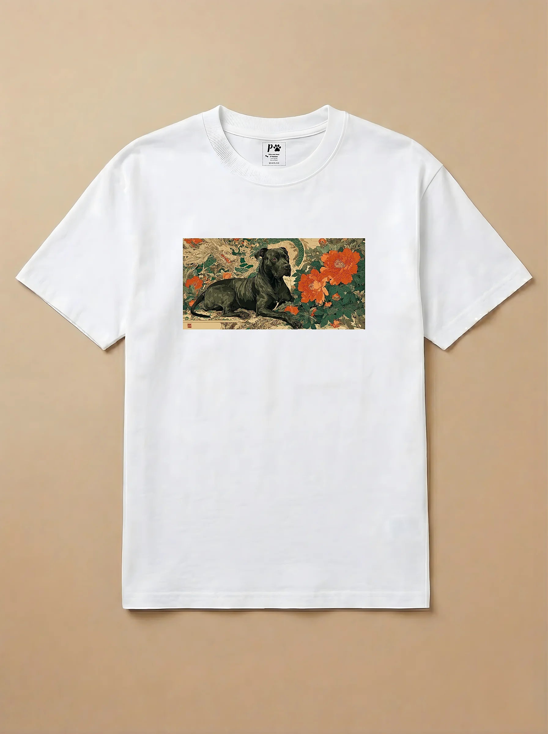 Camisa Ukiyo-e Art - Pitbull