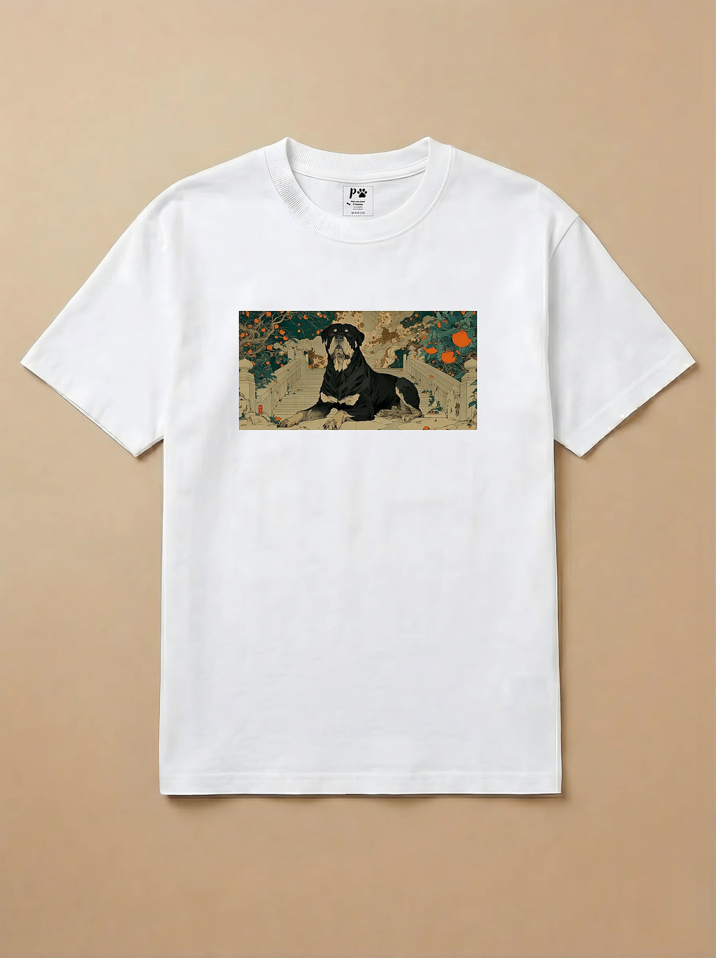Camisa Ukiyo-e Art - Rottweiler