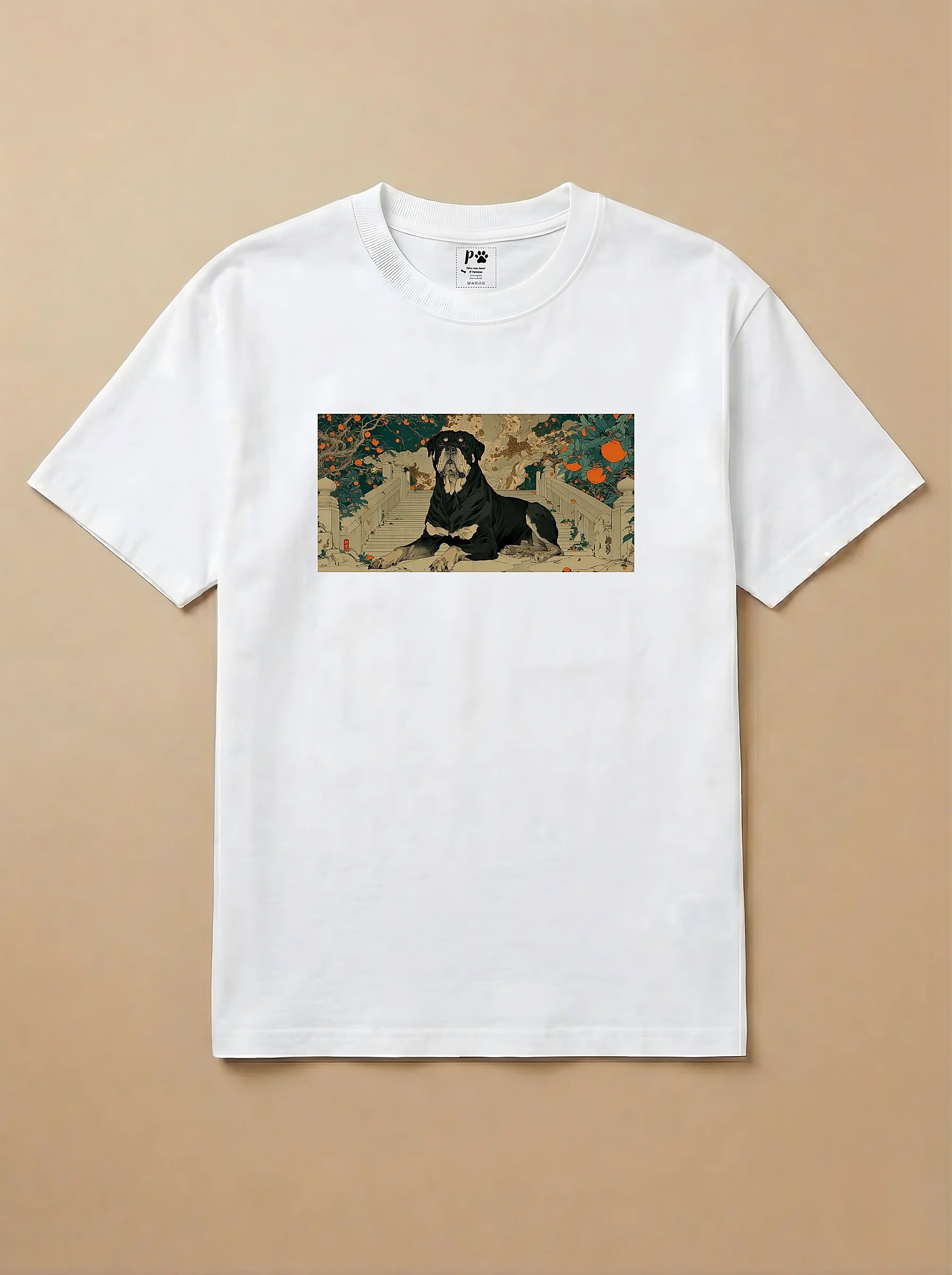 Camisa Ukiyo-e Art - Rottweiler