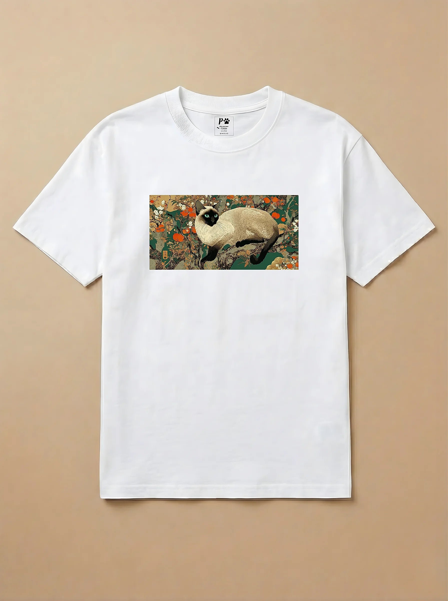 Camisa Ukiyo-e Art - Siamês