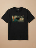 Camisa Ukiyo-e Art - Basset Hound