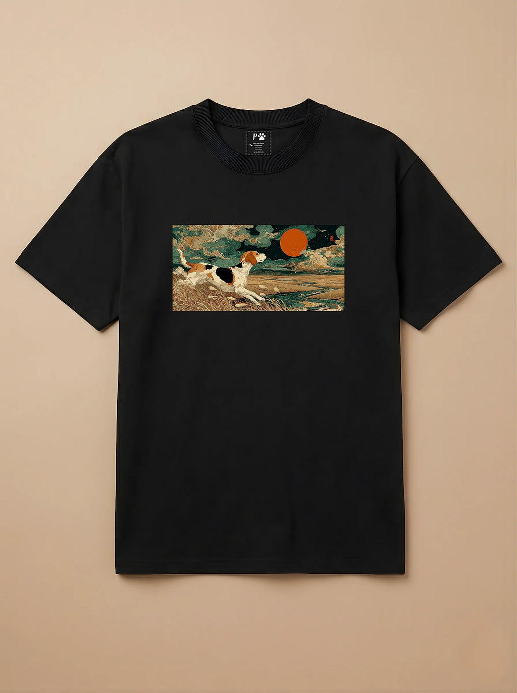 Camisa Ukiyo-e Art - Beagle