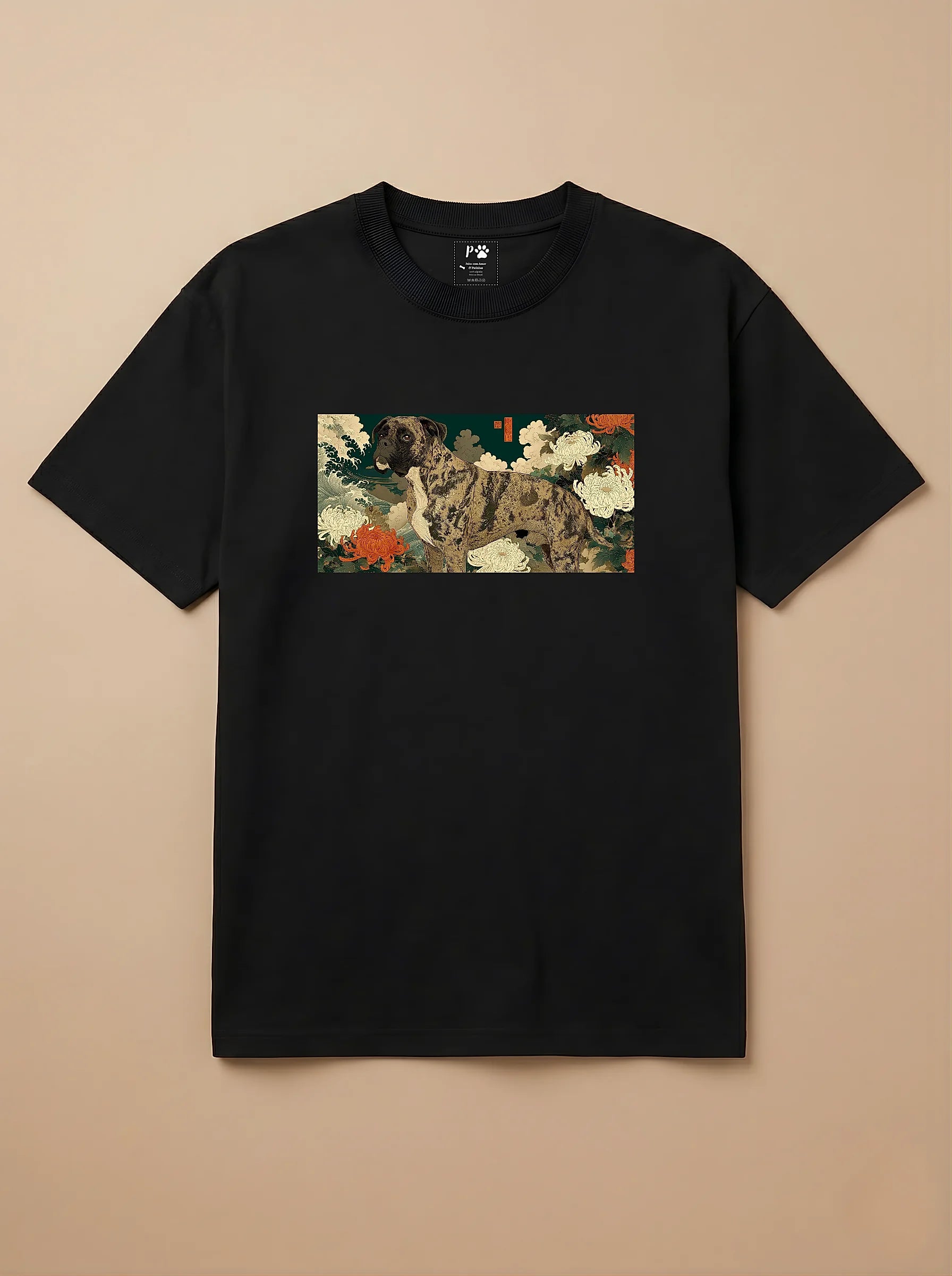 Camisa Ukiyo-e Art - Boxer