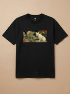 Camisa Ukiyo-e Art - Bulldog Francês