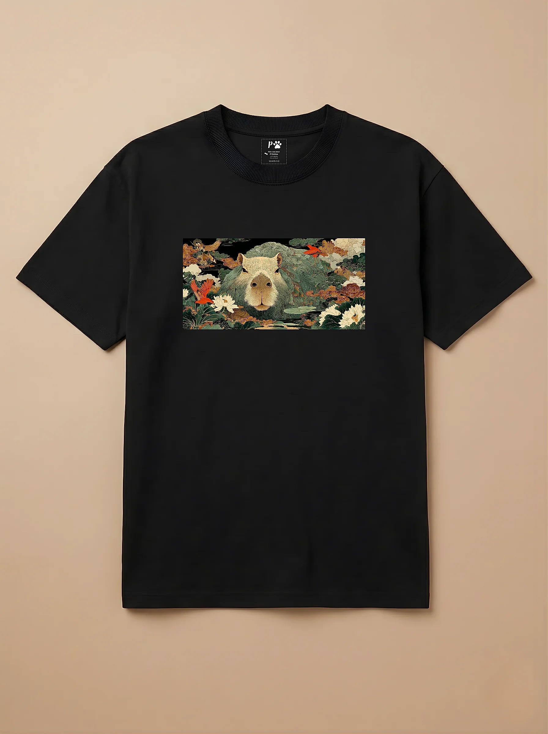 Camisa Ukiyo-e Art - Capivara