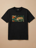 Camisa Ukiyo-e Art - Caramelo