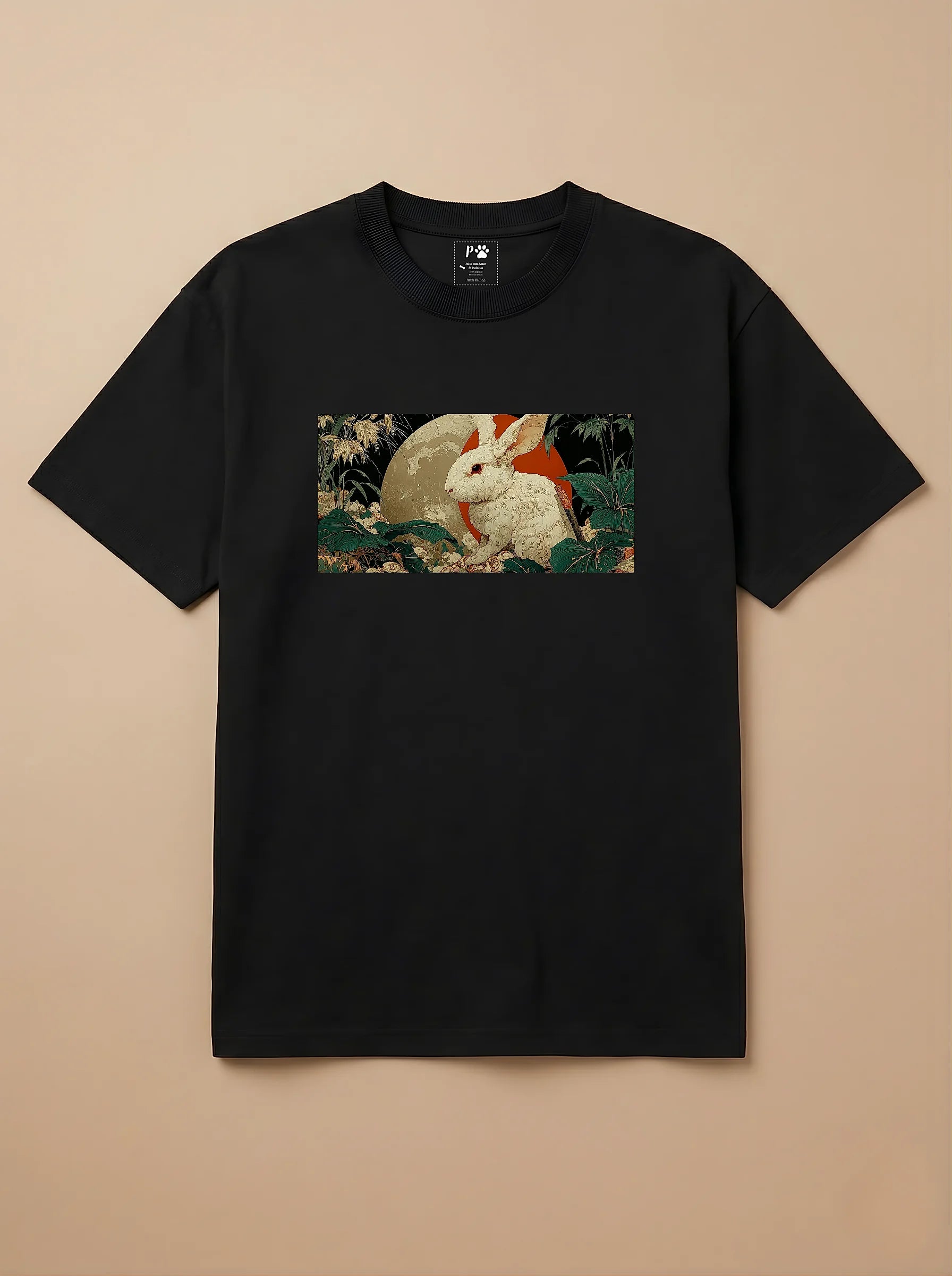 Camisa Ukiyo-e Art - Coelho