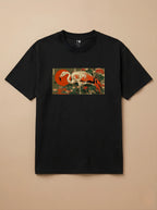 Camisa Ukiyo-e Art - Flamingo