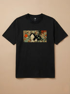 Camisa Ukiyo-e Art - Gato Frajola