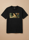 Camisa Ukiyo-e Art - Golden