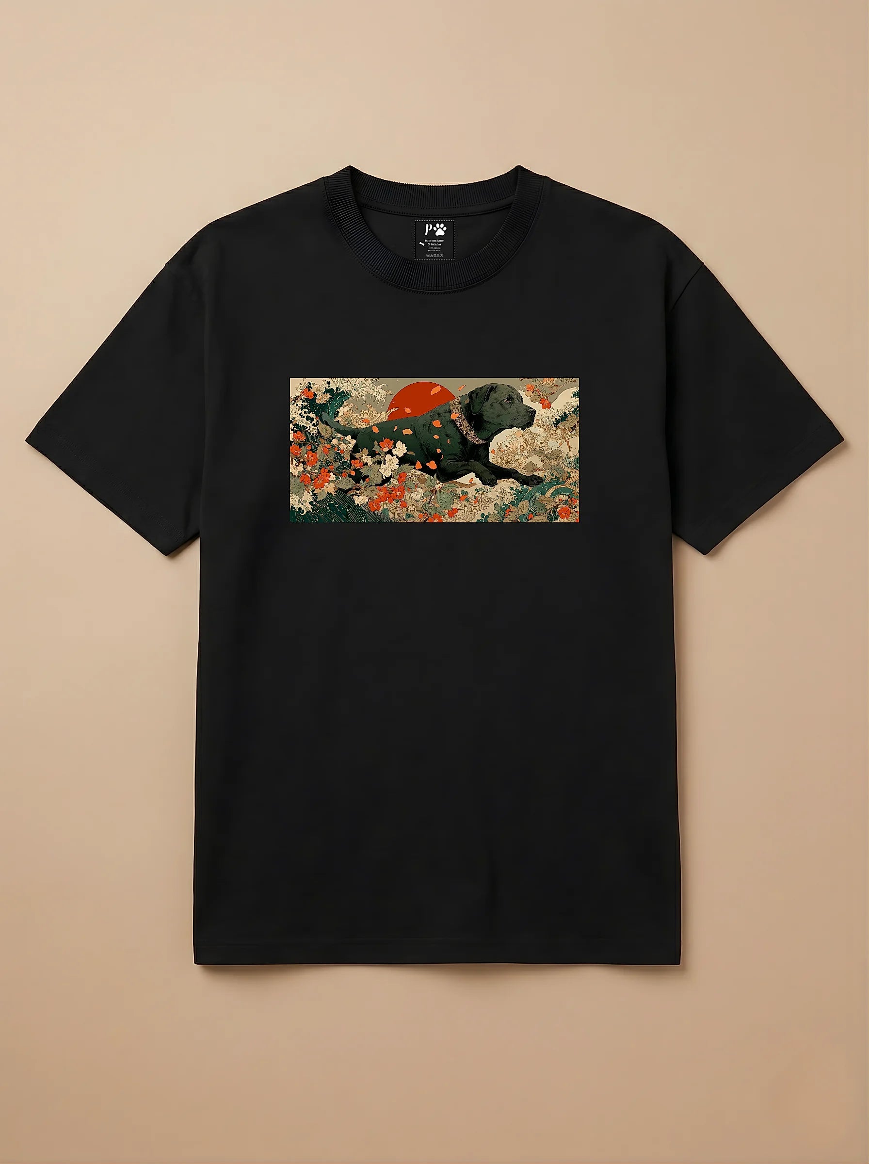 Camisa Ukiyo-e Art - Labrador