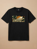 Camisa Ukiyo-e Art - Lobo