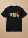 Camisa Ukiyo-e Art - Peixe Koi