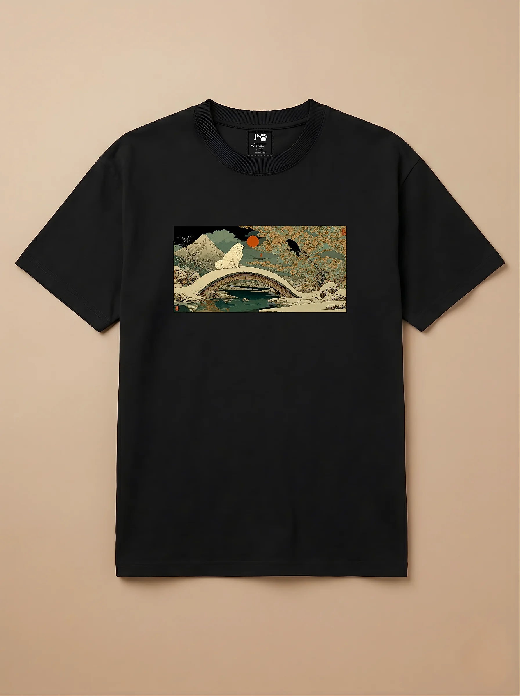 Camisa Ukiyo-e Art - Spitz