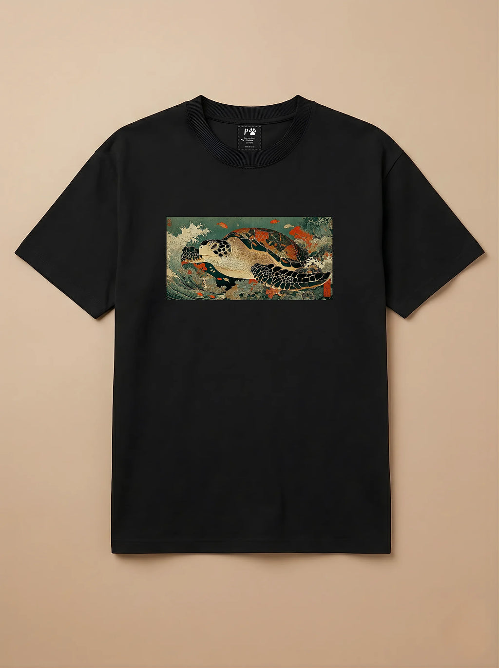 Camisa Ukiyo-e Art - Tartaruga