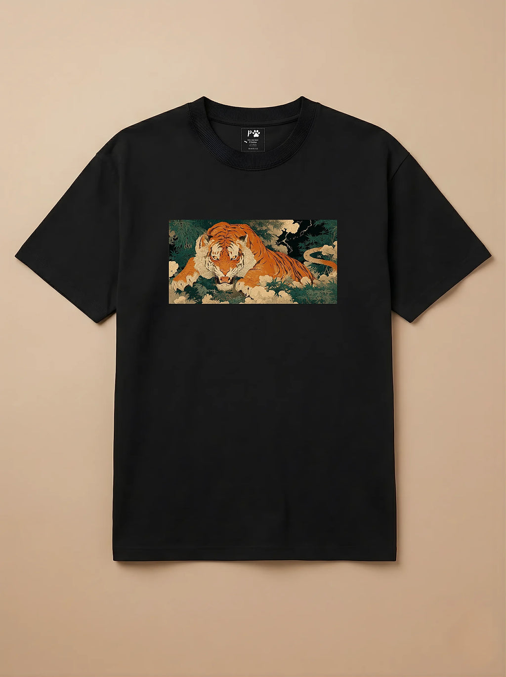 Camisa Ukiyo-e Art - Tigre