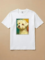 Camisa Pet Impressionismo - Maltês