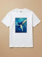 Camisa Pet Impressionismo - Baleia