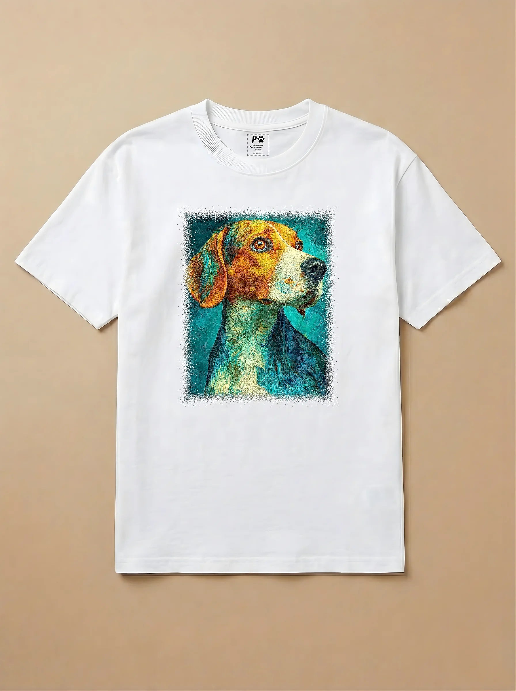 Camisa Pet Impressionismo - Beagle