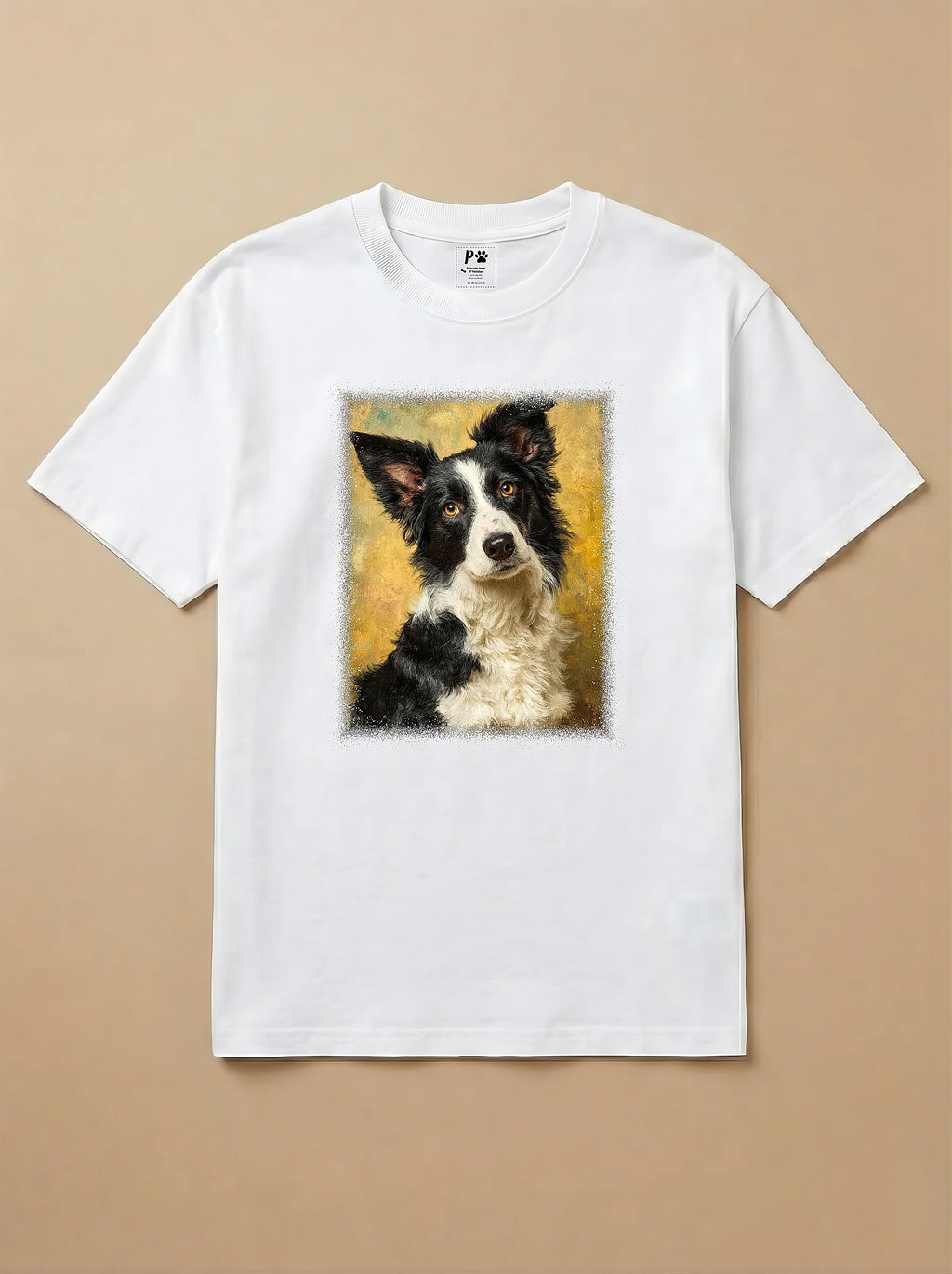 Camisa Pet Impressionismo - Border Collie