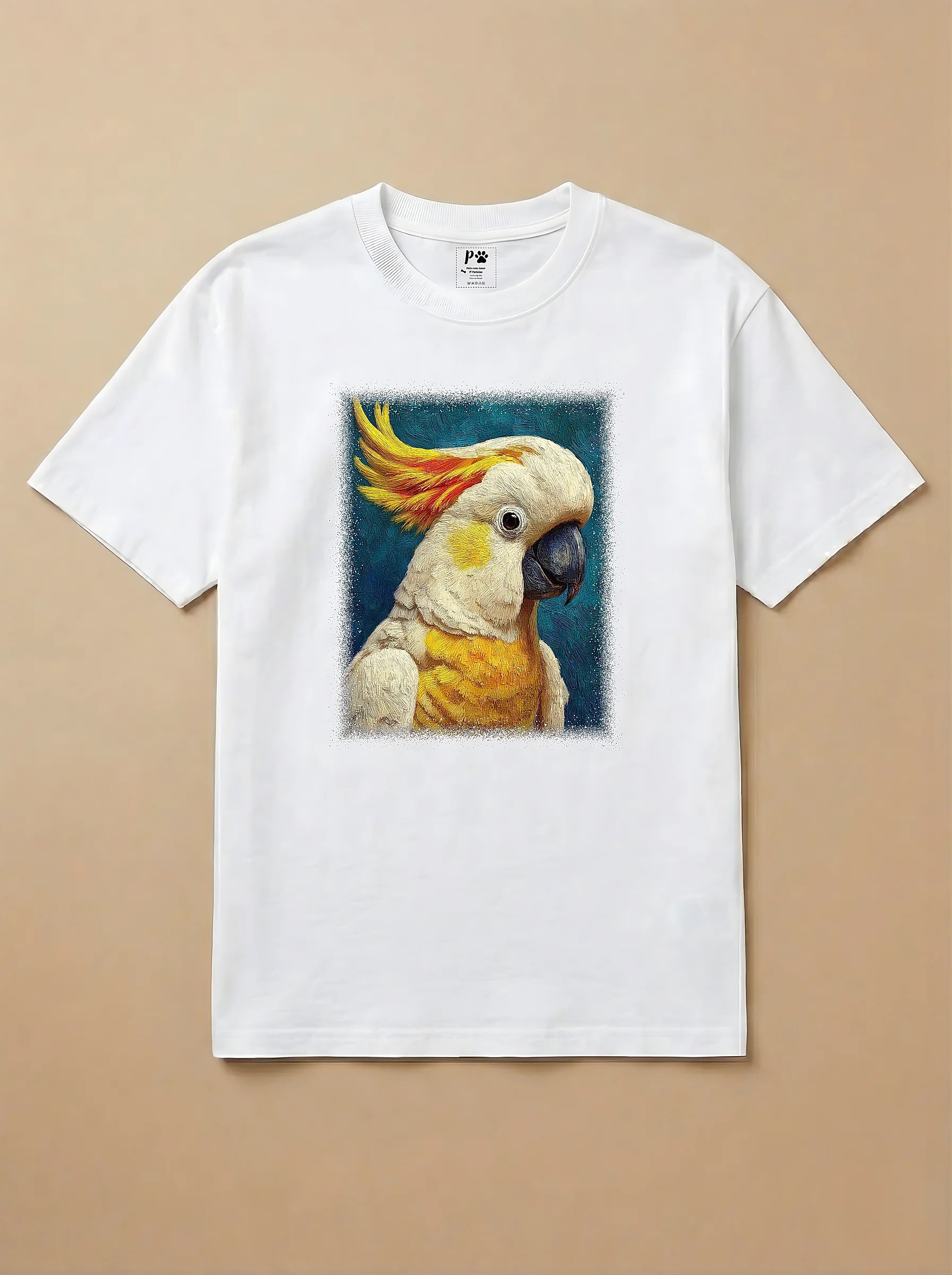 Camisa Pet Impressionismo - Calopsita