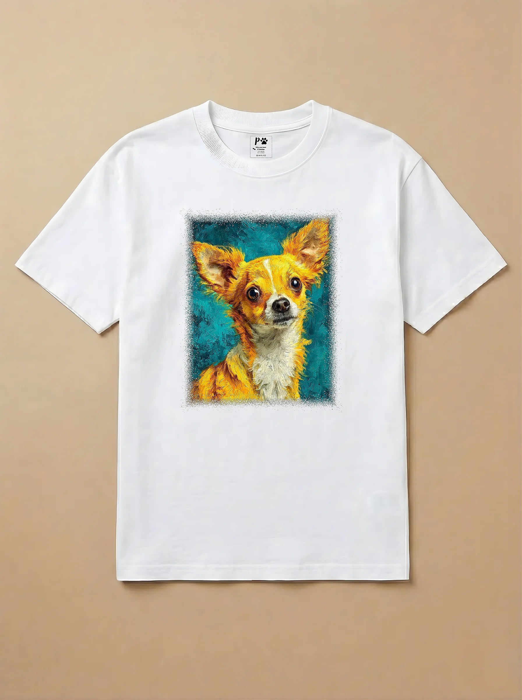 Camisa Pet Impressionismo - Chihuahua