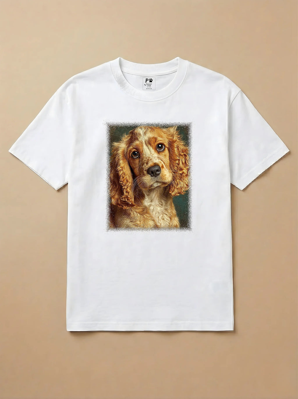 Camisa Pet Impressionismo - Cocker Spaniel