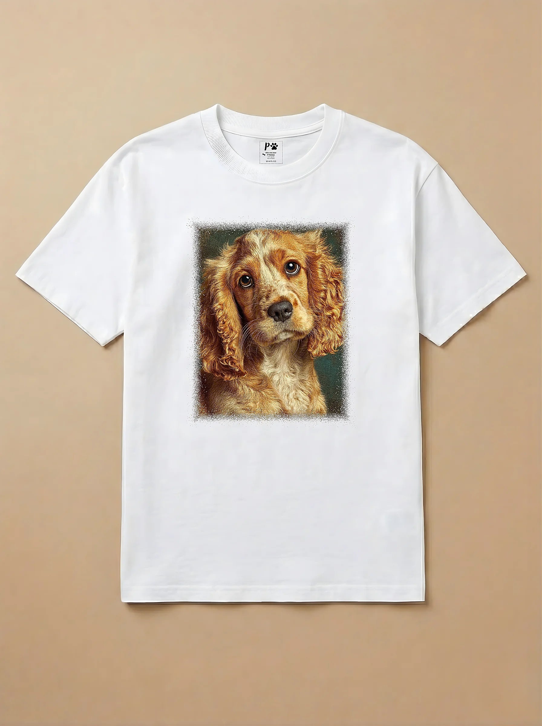 Camisa Pet Impressionismo - Cocker Spaniel